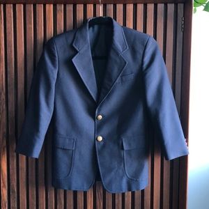Vintage boys school navy blazer